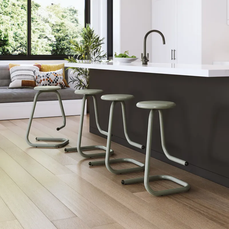 Paperclip70 Non Swivel Stool - Counter Height