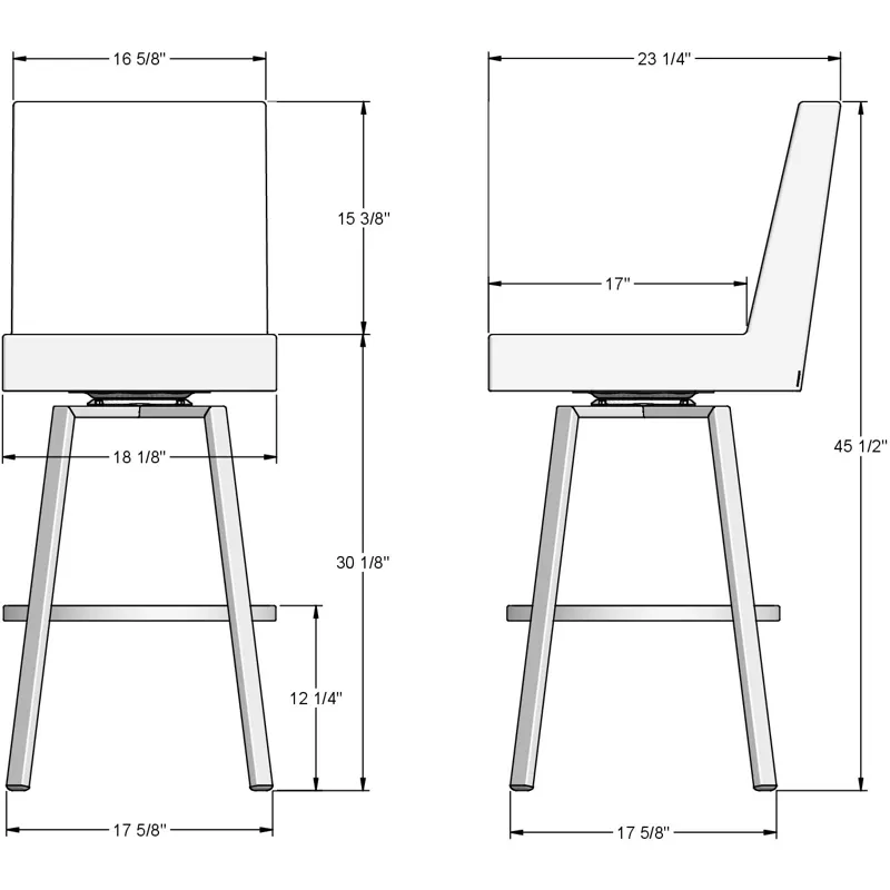 Darlene Swivel Stool - Bar Height