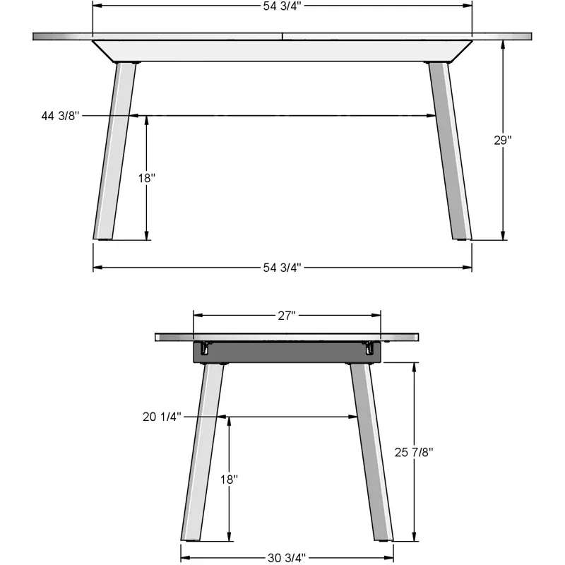 Hendrick Extendable Table Base For Butterfly Leaf Tabletop