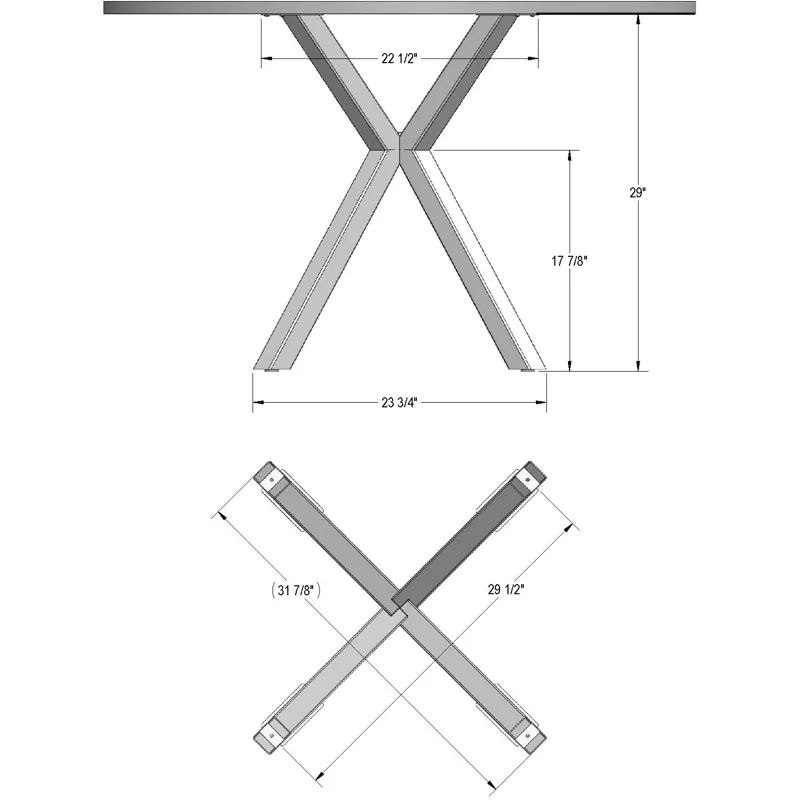 Asterisk Table Base