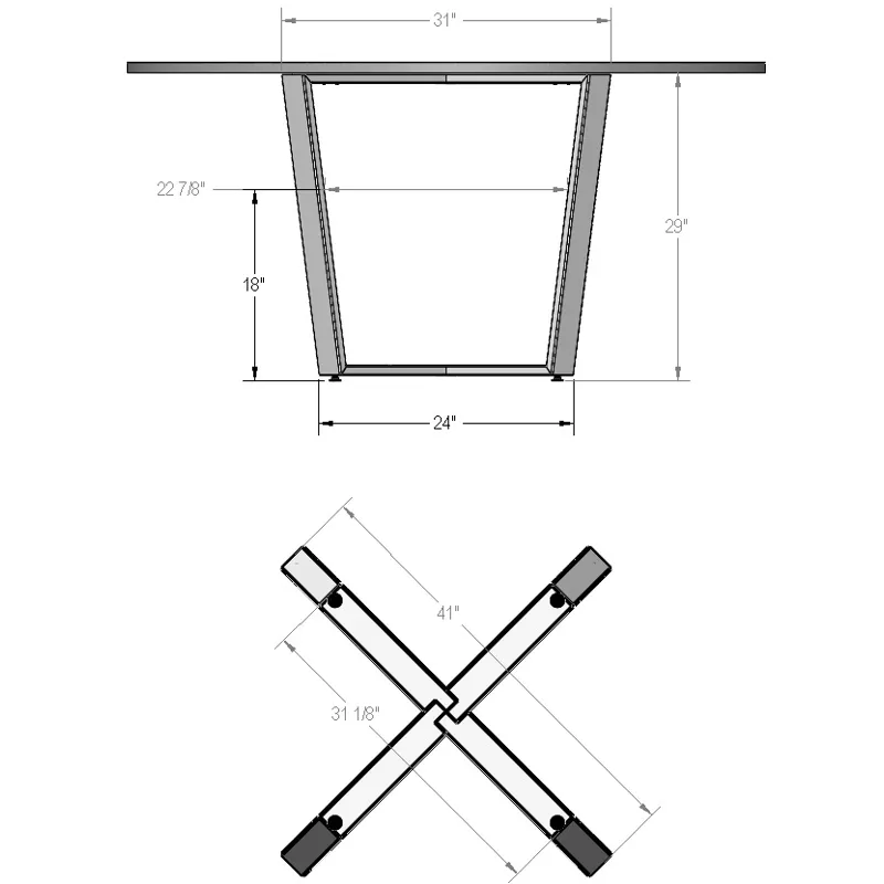 Ellington Table Base