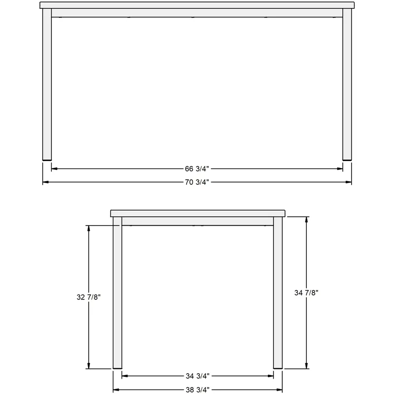 Bennington Pub Table Base - Counter Height