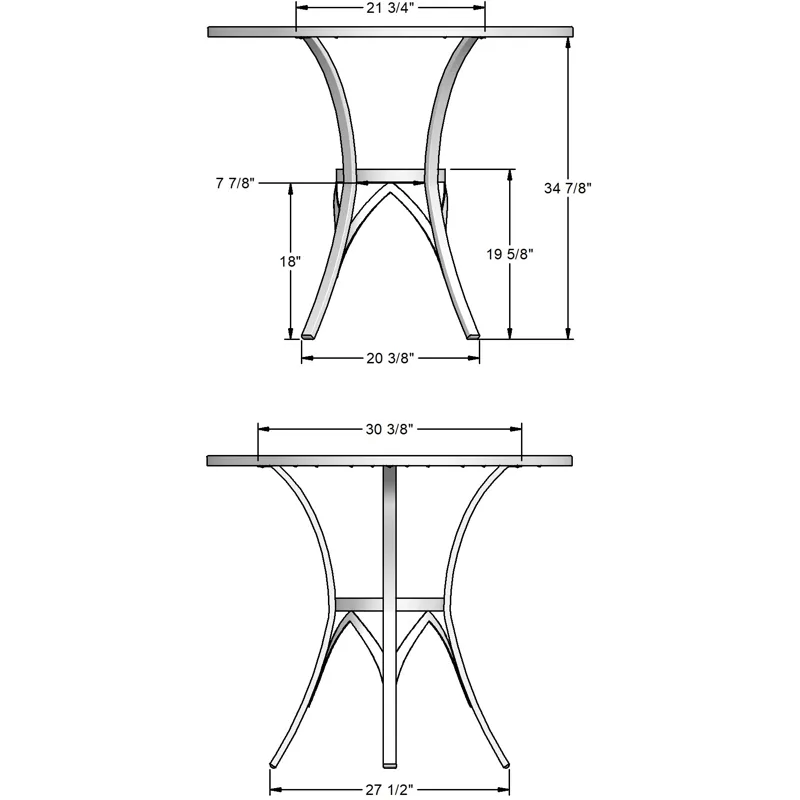 Kai Pub Table Base