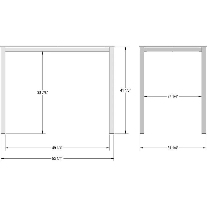Azilis Pub Table Base - Bar Height
