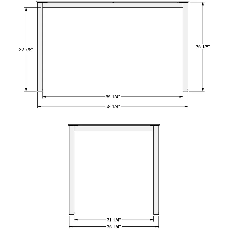 Ricard Pub Table Base - Counter Height