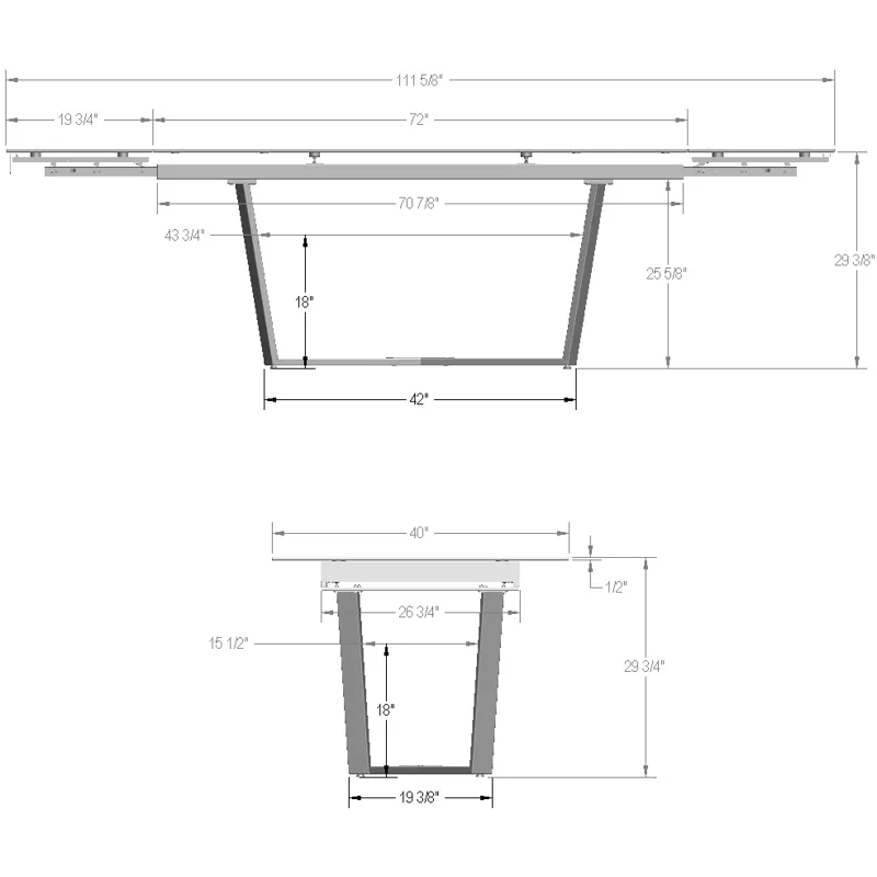 Charlie Extendable Table Base