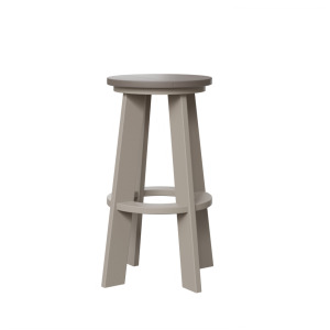 Classic Round Bar Stool - Anchor Gray w/Light Gray