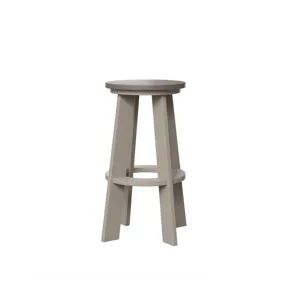 Classic Round Bar Stool - Anchor Gray w/Light Gray