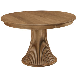 Maple Pedestal Table - Fluted Pedestal