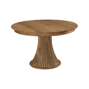 Maple Pedestal Table - Fluted Pedestal