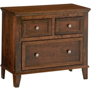 Belmont 3 Drawer Wide Nightstand