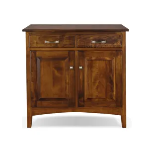 Maple Dining Server 37\" Wide 2 Door Server