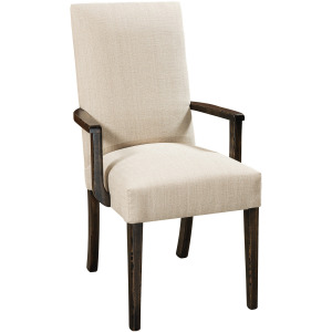 Maple Xavier Upholstered Arm Chair