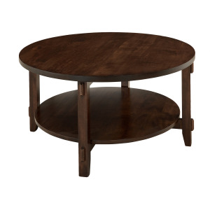 Maple Mission Round Coffee Table