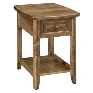 Carson Chairside Table One Drawer