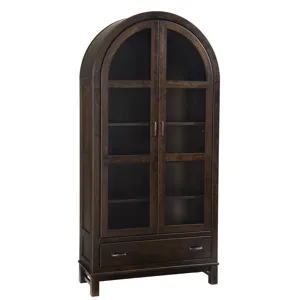 Cherry Dining Cherry Arched Display Cabinet