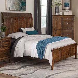 Belmont Sleigh Bed - Queen