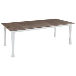 Maple Leg Table 42\" X 72\" Rectangle 18\" Leaf
