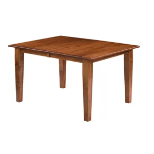 Maple Leg Table 42\" X 72\" Rectangle 18\" Leaf