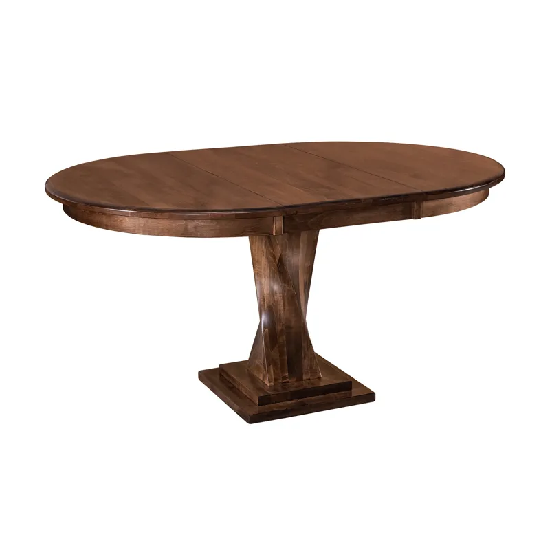 Maple Pedestal Table - Twist Pedestal