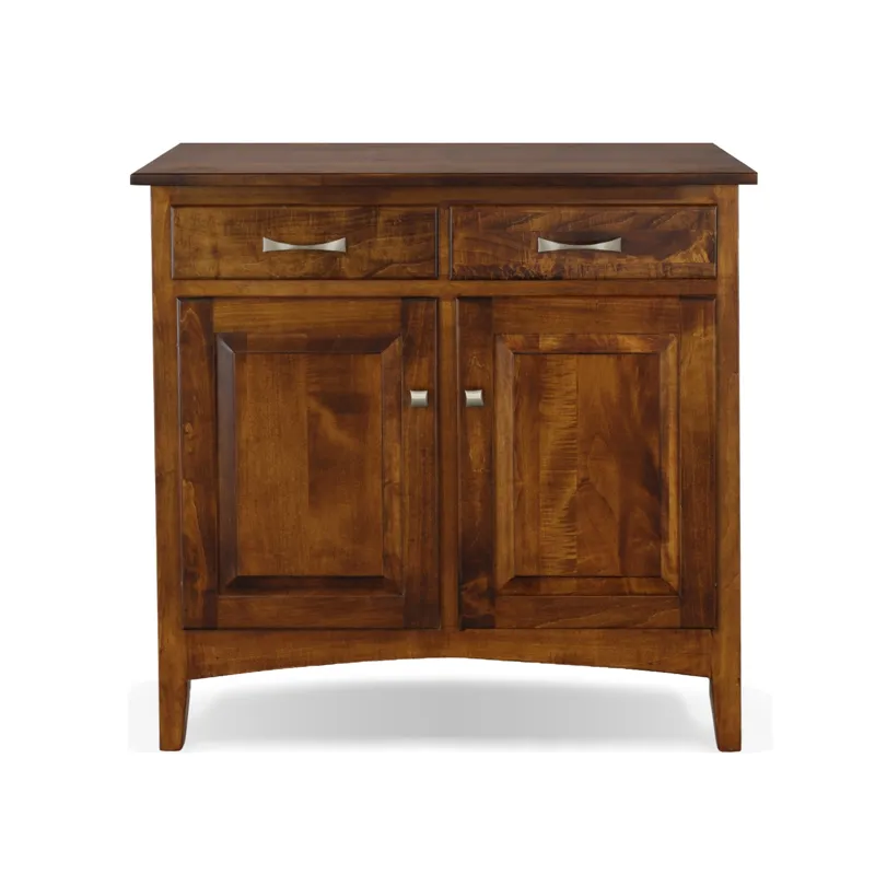 Maple Dining Server 37\" Wide 2 Door Server