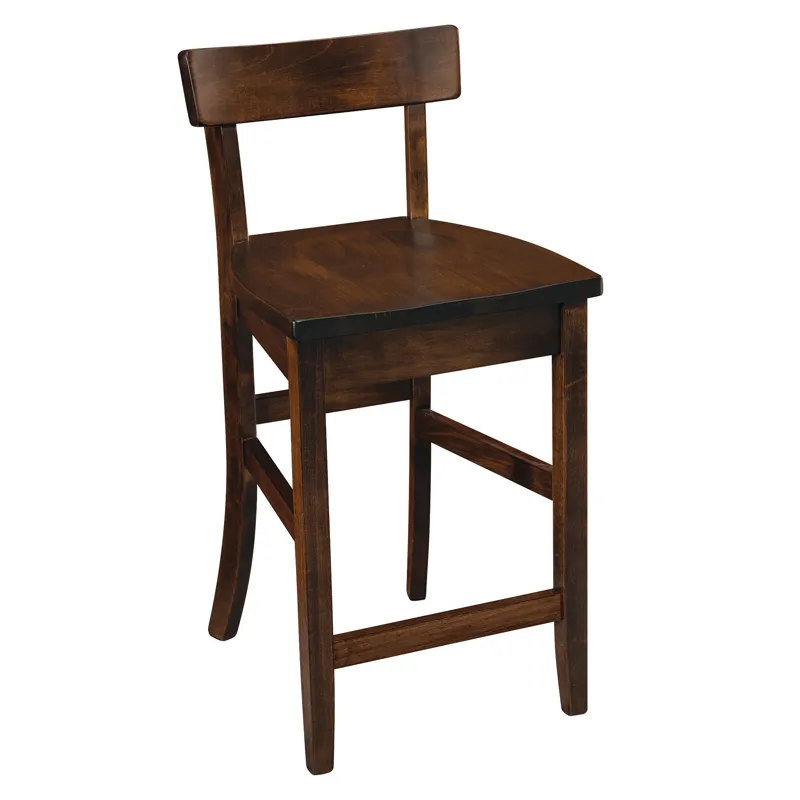 Maple Chairs Aiden Back Rest Stool