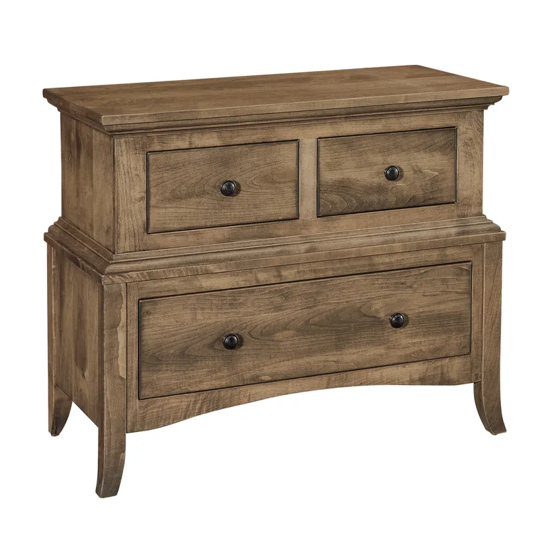 Provence 3 Drawer Wide Nightstand
