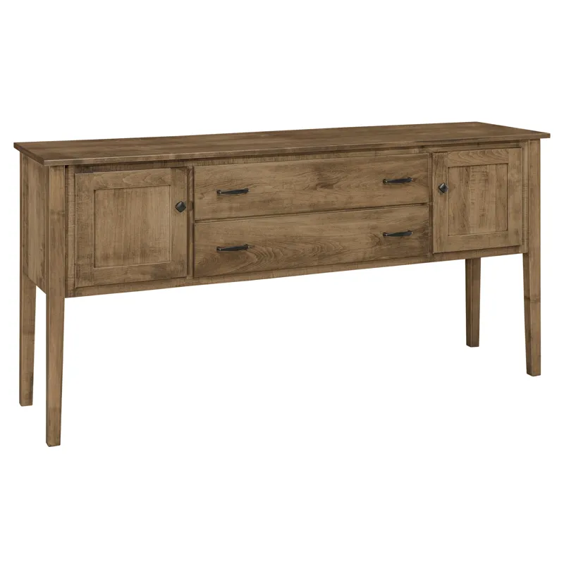 Maple Dining Server 72\" Wide 2 Door & Drawer Sideboard