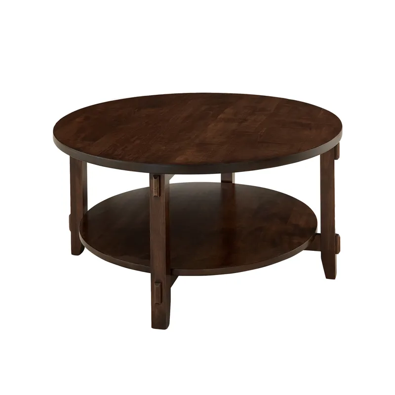 Maple Mission Round Coffee Table
