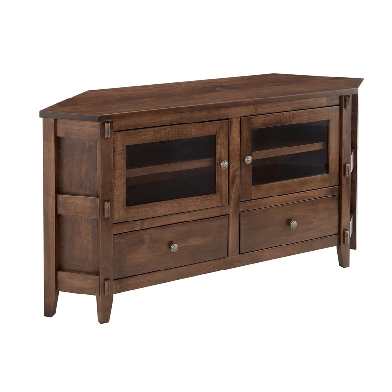 Maple Mission 61" Wide Corner Console