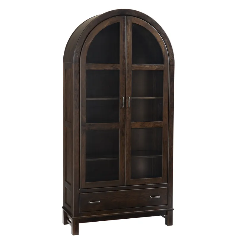 Cherry Dining Cherry Arched Display Cabinet