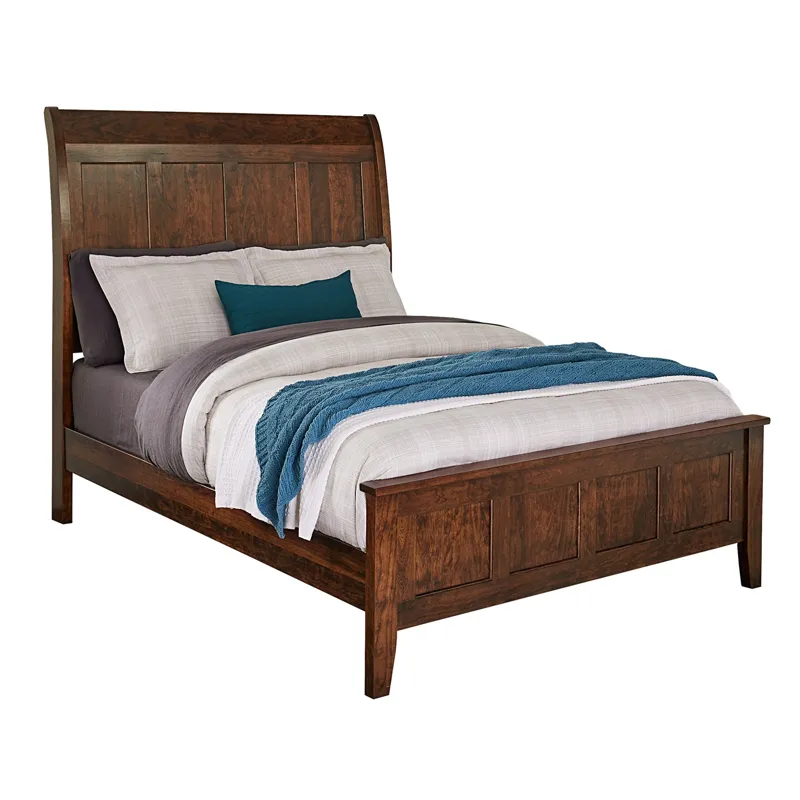 Belmont Sleigh Bed - Queen