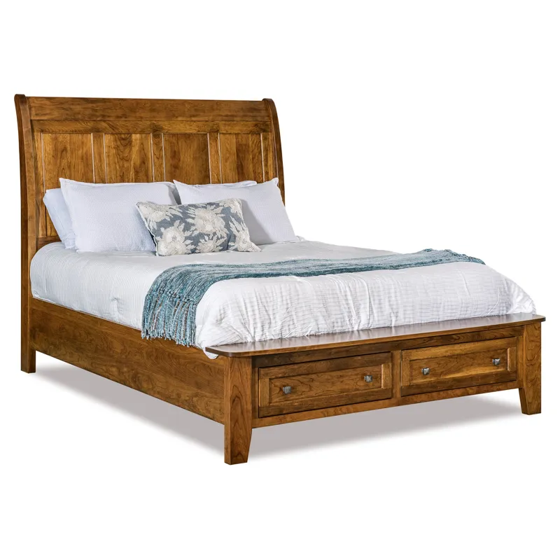 Belmont Sleigh Headboard - Queen
