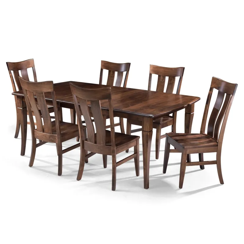 Maple Leg Table - Bow-End Top