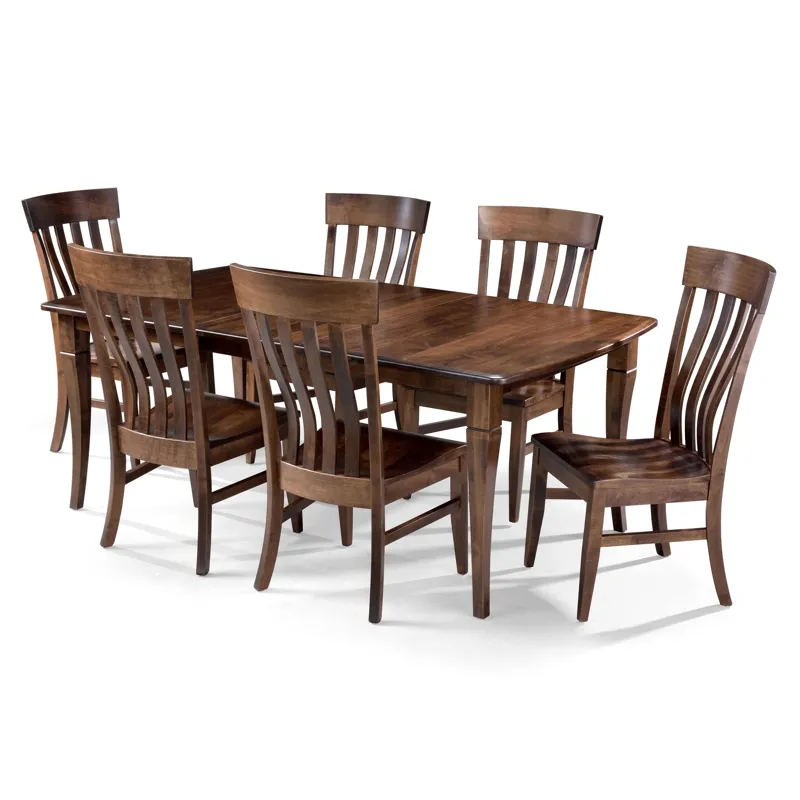 Maple Leg Table - Bow-End Top