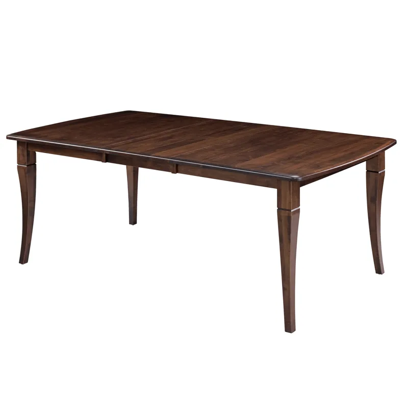 Maple Leg Table - Bow-End Top
