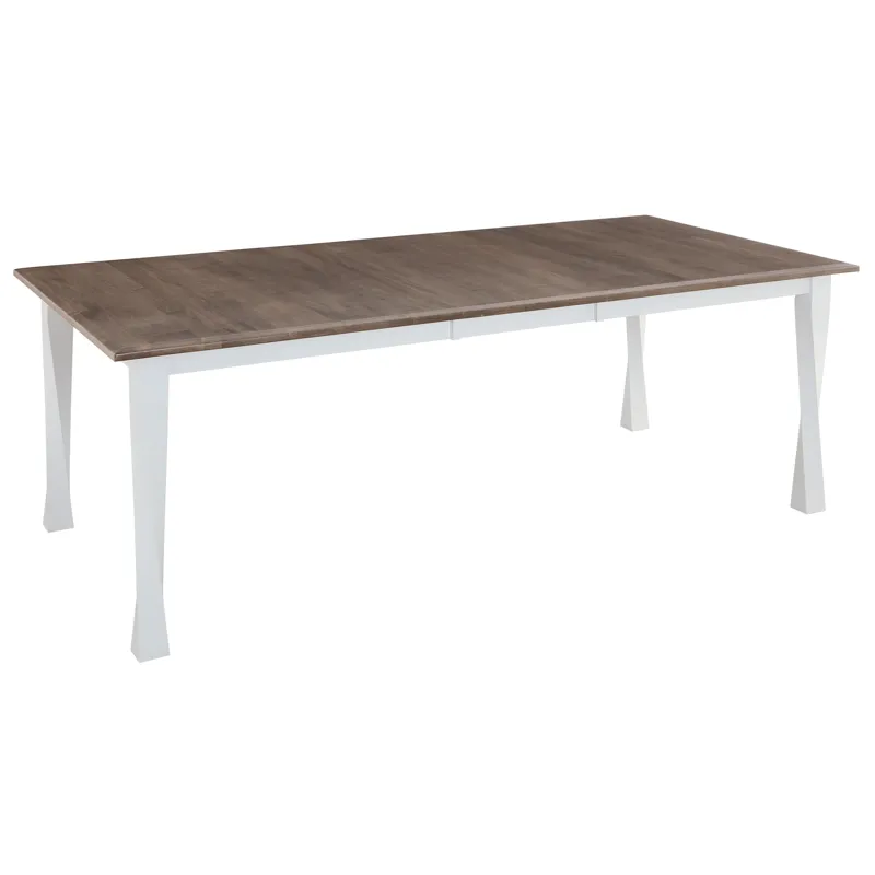 Maple Leg Table 42\" X 72\" Rectangle 18\" Leaf