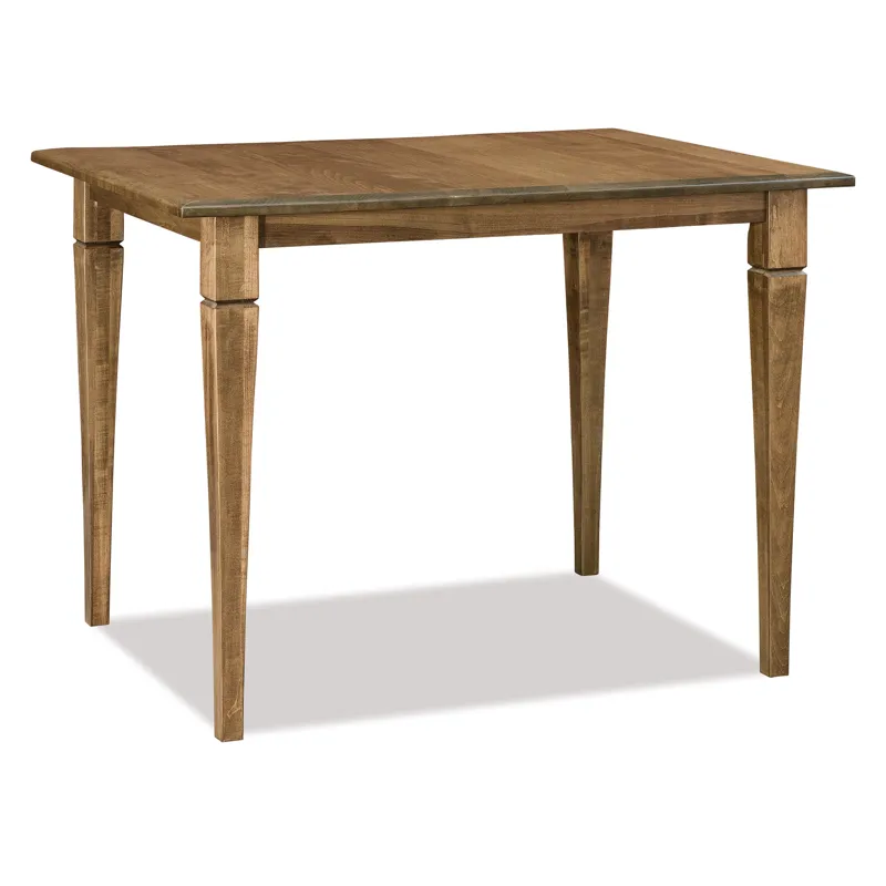 Maple Leg Table 42\" X 72\" Rectangle 18\" Leaf