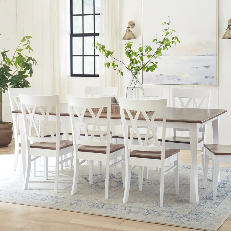 Maple Leg Table 42\" X 72\" Rectangle 18\" Leaf