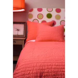 Base Camp Twin Quilt - Coral