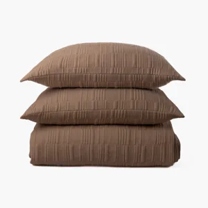 Somaya Coverlet 3PC Bedding - Toffee