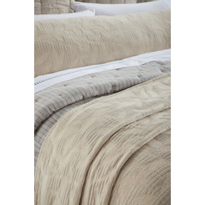 Virginia Coverlet - Taupe