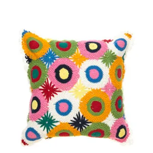 CIRCLE CROCHET, PILLOW