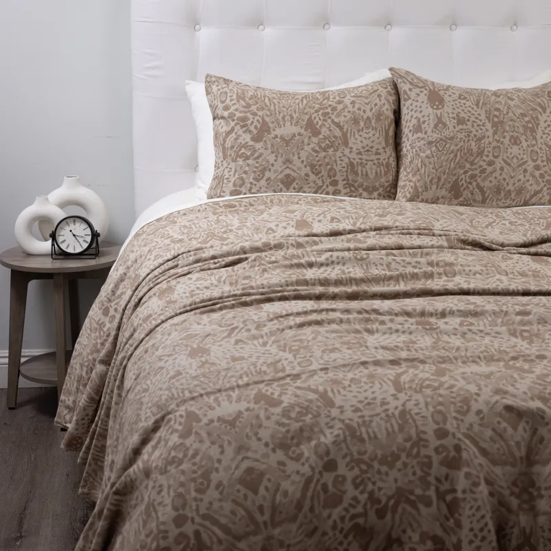 Ramira Duvet Cover - Mushroom