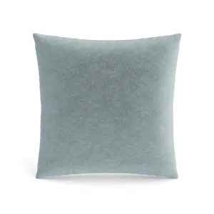 Fresco Velvet Pillow - Naples Blue