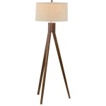 58" Floor Lamp - Oak