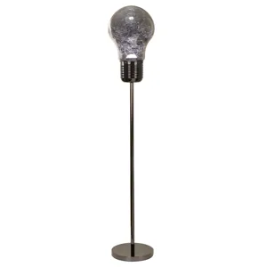 Black Nickel / Smoke Glass Table Lamp