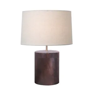 23"H Table Lamp - Wood - Ebony