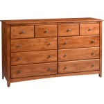 Alder Shaker 10 Drawer Dresser