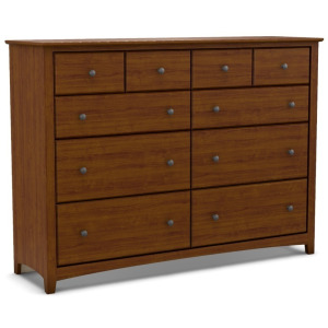 Shaker 10 Drawer Dresser